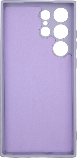 Θήκη Samsung Galaxy S23 Ultra Silky And Soft Touch Silicone Γαλάζιο Με Προστασία Κάμερας
