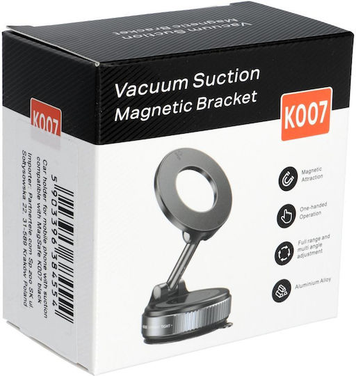 K007 Car Mount Holder Suction Magsafe Black
