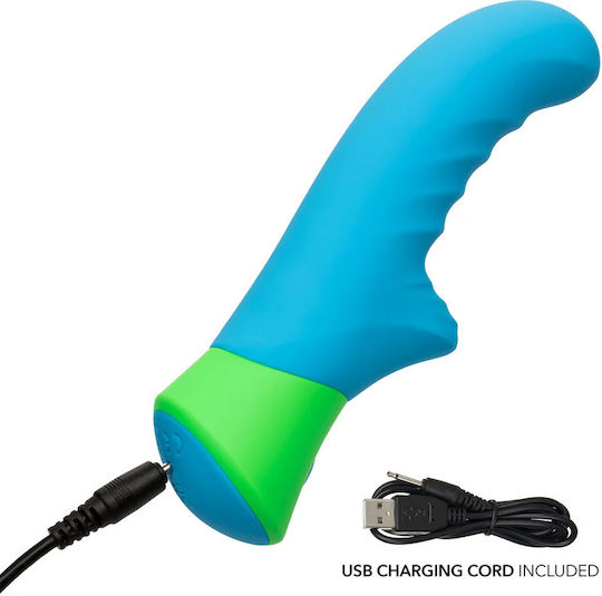 Calexotics Ridged-g Vibrator Δονητής G-Spot Μπλε