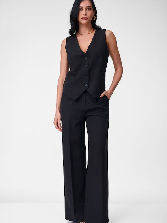 Women's Black Set with Trousers