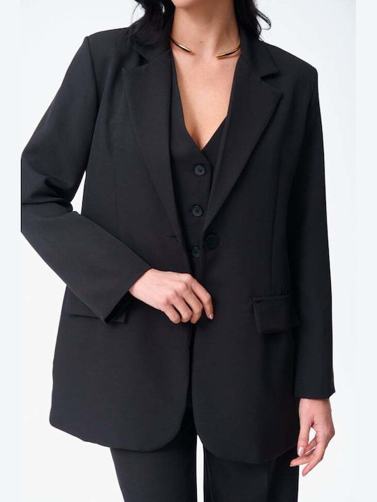 Women's Black Set with Trousers