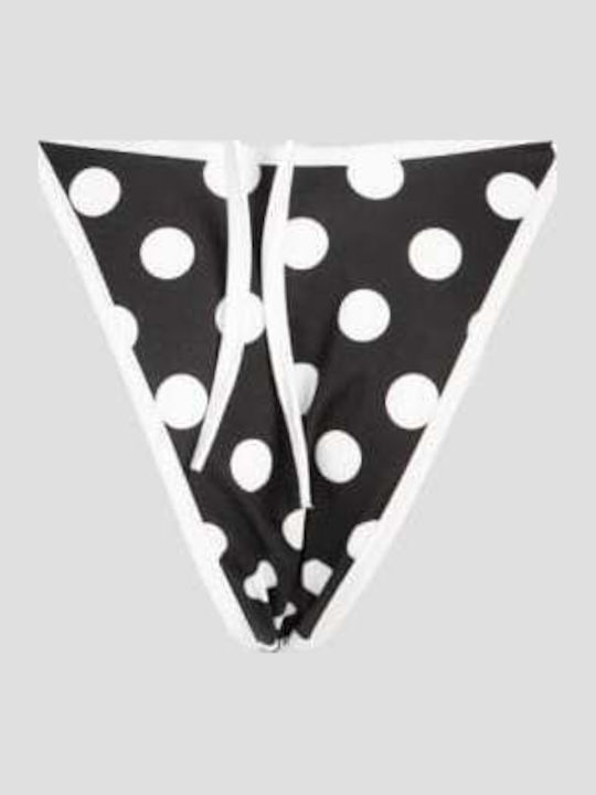 Set Bikini Triangle Polka Dot Black