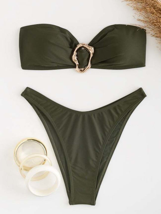Set Bikini Χακι