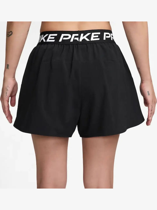 Pro Women's High Waist Activewear Shorts Dri-Fit Black