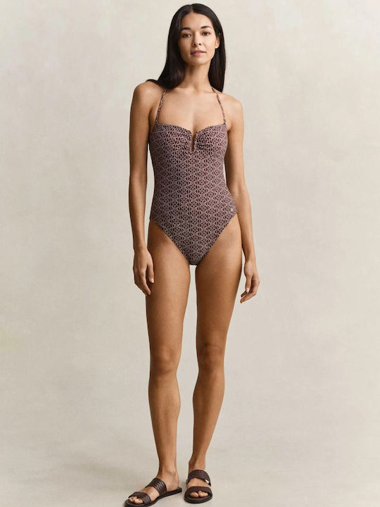 One Piece Swimsuit Dark Blue