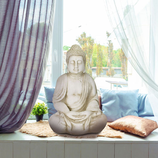 Relaxdays Dekorative Buddha aus Polyresin 70x35x45cm