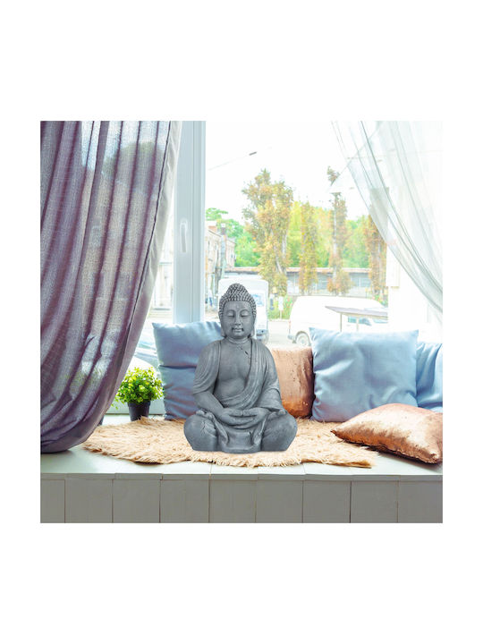Relaxdays Декоративен Буда от Керамичен Материал 70x45x35см