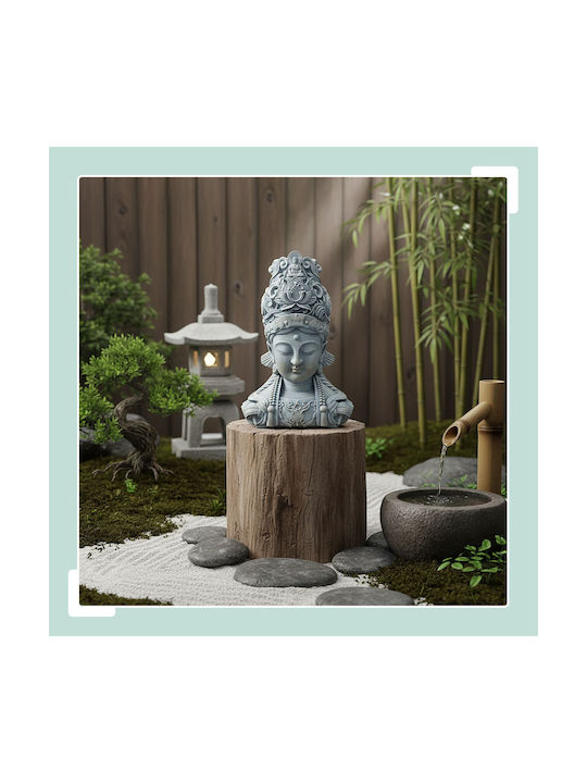 Relaxdays Figurină Decorativă Buddha Din Polirosină 44x21x32cm