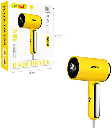 Andowl Professioneller Haartrockner 2600W