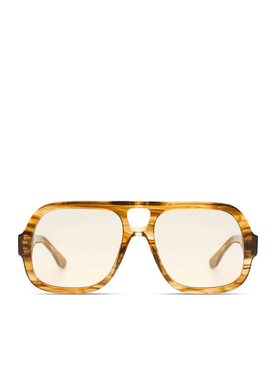 Komono Eden Unisex Sonnenbrille mit Kunststoffrahmen Golden Nectar