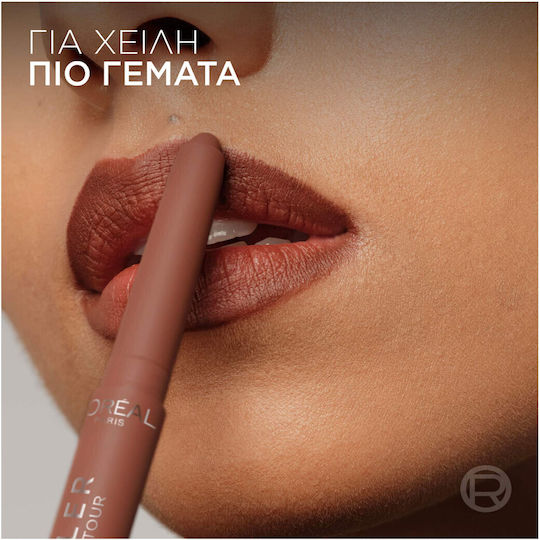 L'Oreal Paris Blurfiller Blurring Lip Konturenstift 535 Braune Karamell