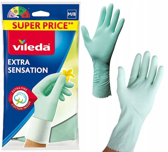 Vileda Завойка Ръкавици За Почистване Extra Sensation Medium