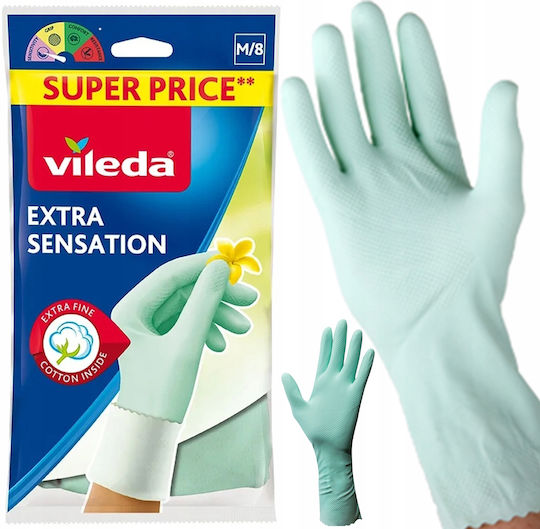 Vileda Завойка Ръкавици За Почистване Extra Sensation Medium