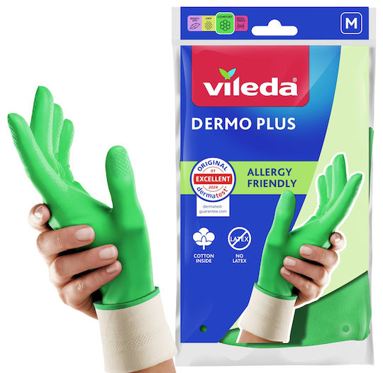 Vileda Vileda Ofenhandschuhe Dermo Plus Nitril Medium Grüne