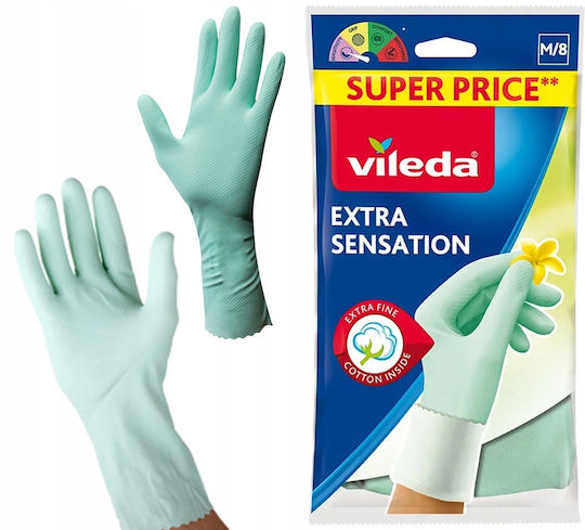 Vileda Завойка Ръкавици За Почистване Extra Sensation Medium