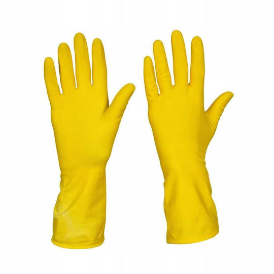 Mercator Medical Ζεύγος Γαντιών Καθαριότητας Latex Extra Large Κίτρινα