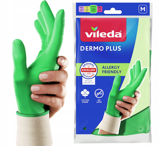 Vileda Vileda Ofenhandschuhe Dermo Plus Nitril Medium Grüne