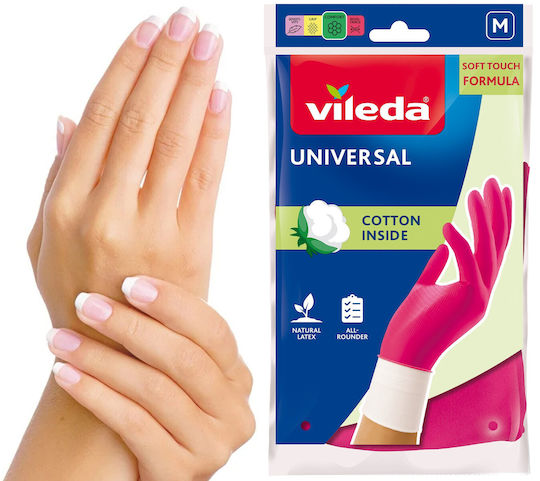Vileda Ζεύγος Γαντιών Καθαριότητας Universal Medium