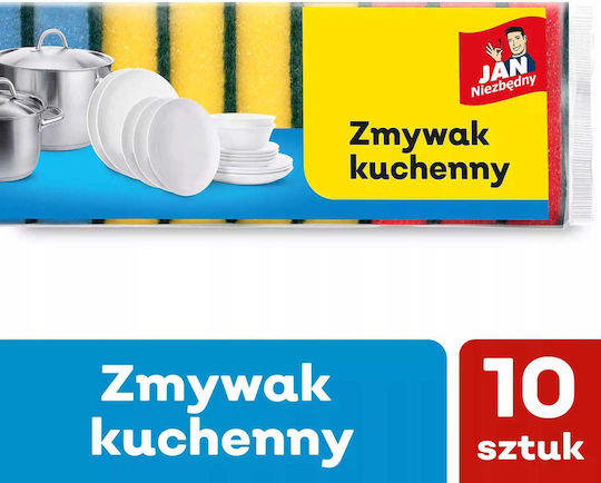 Jan Niezbędny Кухненски Гъби 10 Бройки