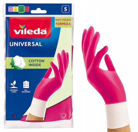 Vileda Звено Кухненски Ръкавици Universal Латекс Small