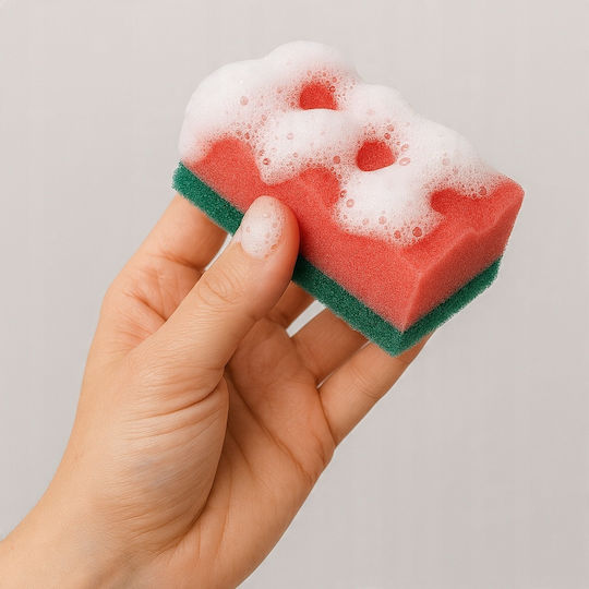 Vortex 3d Wave Kitchen Sponges 10 Pcs