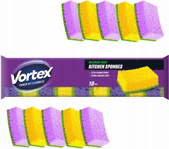 Vortex Kitchen Sponges 10 Pcs