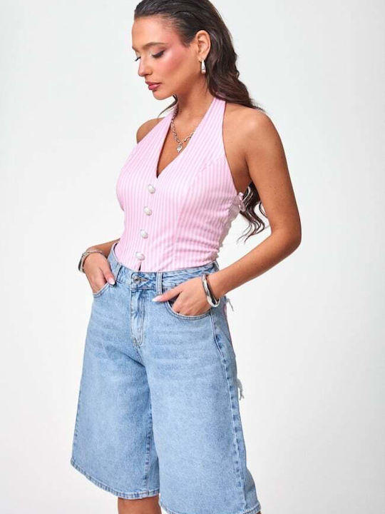 Women's Blue Bermudas