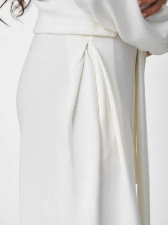Women's White Set with Trousers