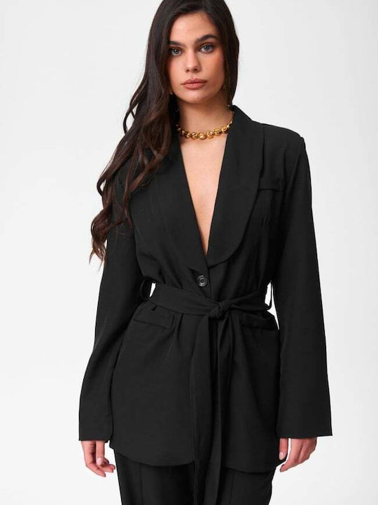 Women's Black Set with Trousers