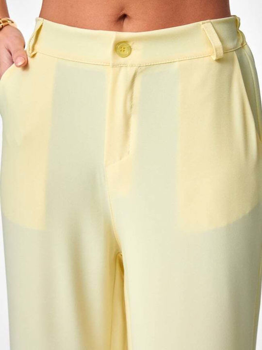 Damen Gelbes Set mit Hose