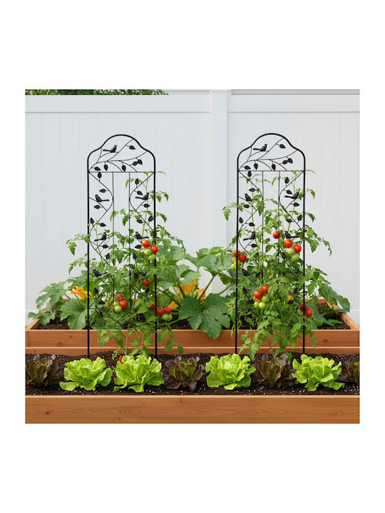 Trellis De Grădină Negru 32x115cm