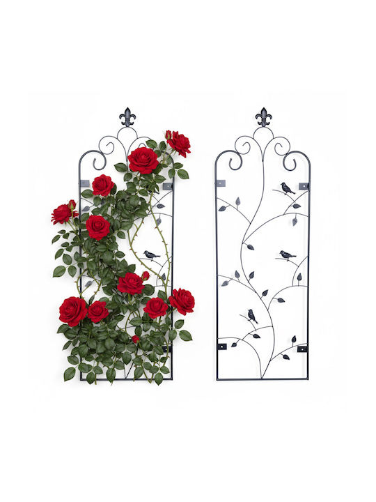 Trellis De Grădină Negru 38x110cm