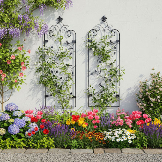 Garden Trellis in Black Colour 38x110cm