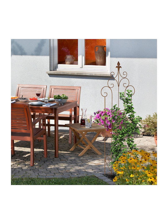 Grătar De Grădină Maro 116x35cm