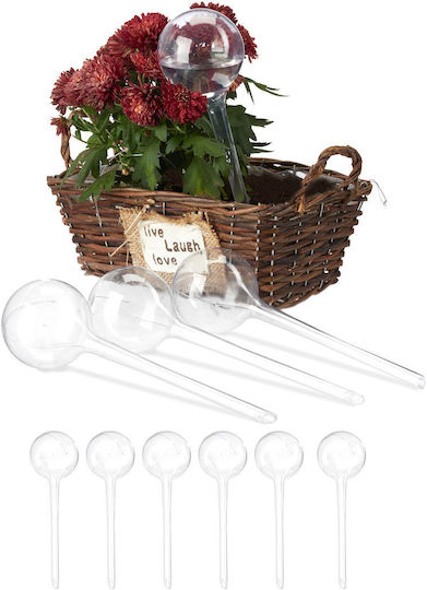 Set 10 Transparent Watering Balls Plastic