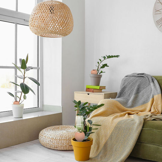 Relaxdays Set 4 Globuri De Udare Din Lut