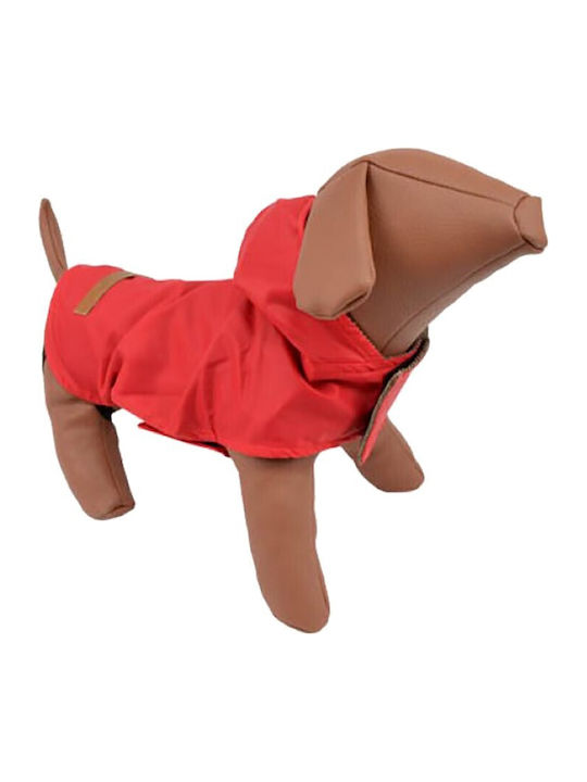 Woofmoda Dog Coat Waterproof Red With Back Length 90 cm