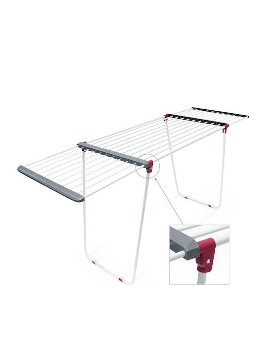 Relaxdays Folding Floor Clothes Drying Rack 91x63cm