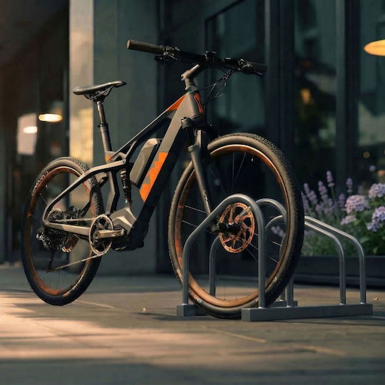 Relaxdays Bară De Parcare Pentru Biciclete Cu 2 Compartimente