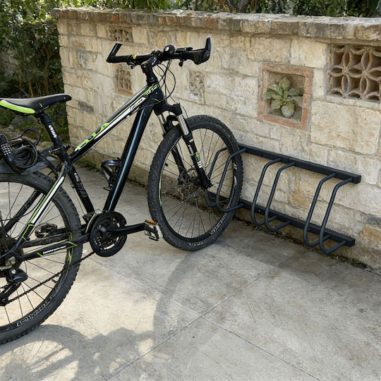 Relaxdays Bară De Parcare Pentru Biciclete Cu 2 Compartimente