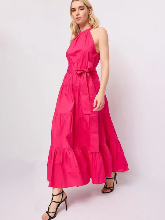 Summer Maxi Dress Fuchsia
