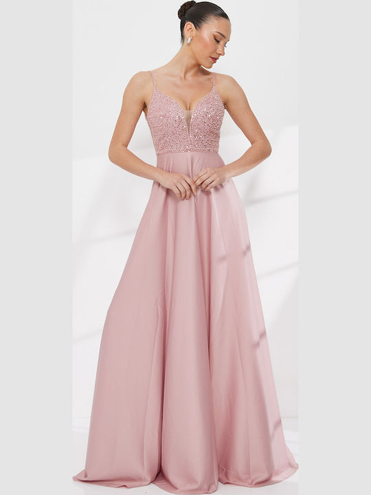 Summer Maxi Dress for Wedding / Christening Pink