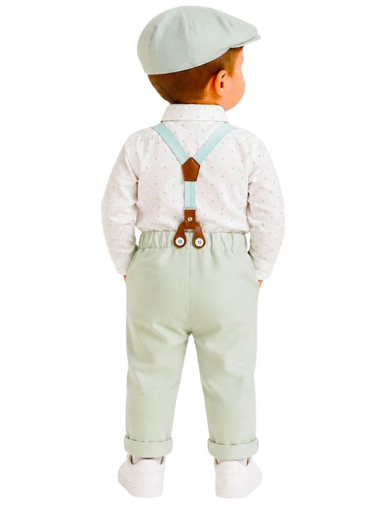 Kids Summer Suit 5 Pieces Soft Pistachio