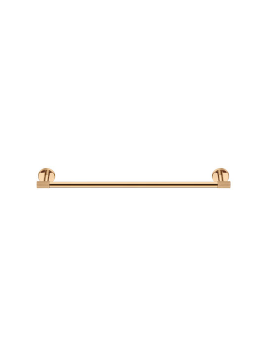 Sanco Dorian Ράγα Μπάνιου Μονή Επιτοίχια με Βίδες ​60x7.5cm Ασημί