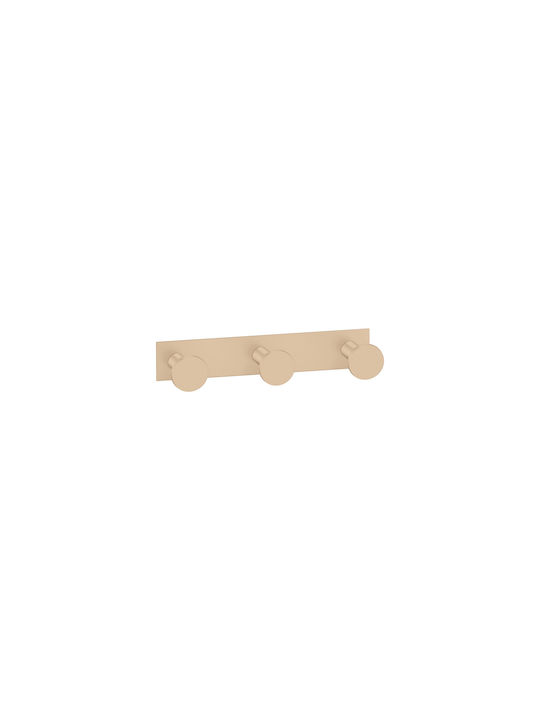 Sanco Bath 00683-А75 Трипла Кука За Банята С Винтове Кафява
