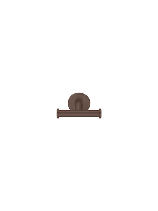 Sanco Gaea Double Bathroom Hook With Screws Red