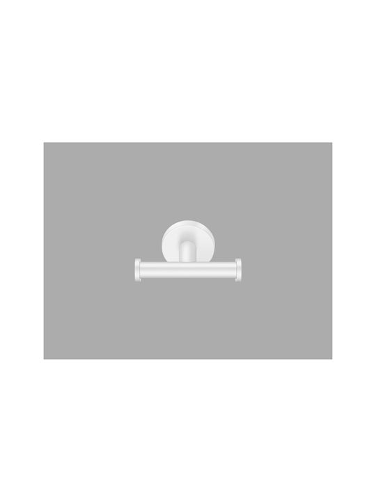 Sanco Gaea Double Bathroom Hook With Screws Red