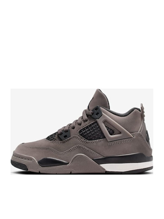 4 Retro Og Kids Sneakers High Gray