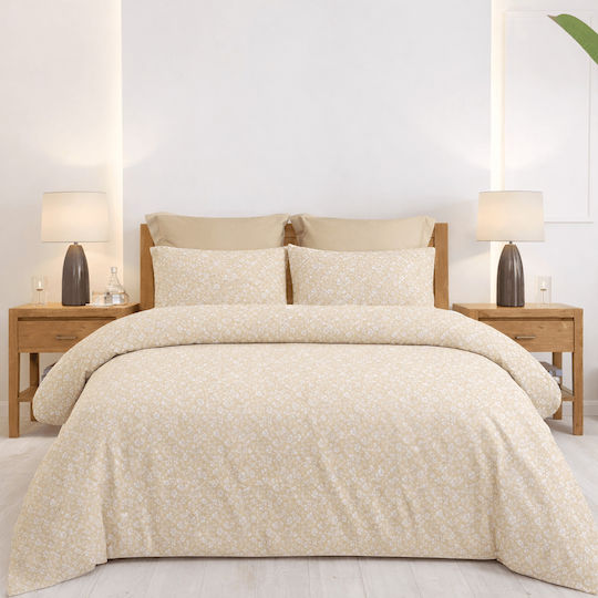 Astron Italy Emily Σετ Υπέρδιπλο 4τμχ 240x260εκ. Olive
