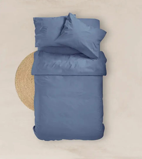 Borea Solid Single Bed Sheet With Rubber Hugger 100x200+25cm Burgundy